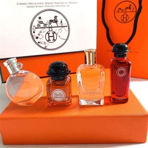 hermes perfume set of 4 price|hermes perfume discovery set.